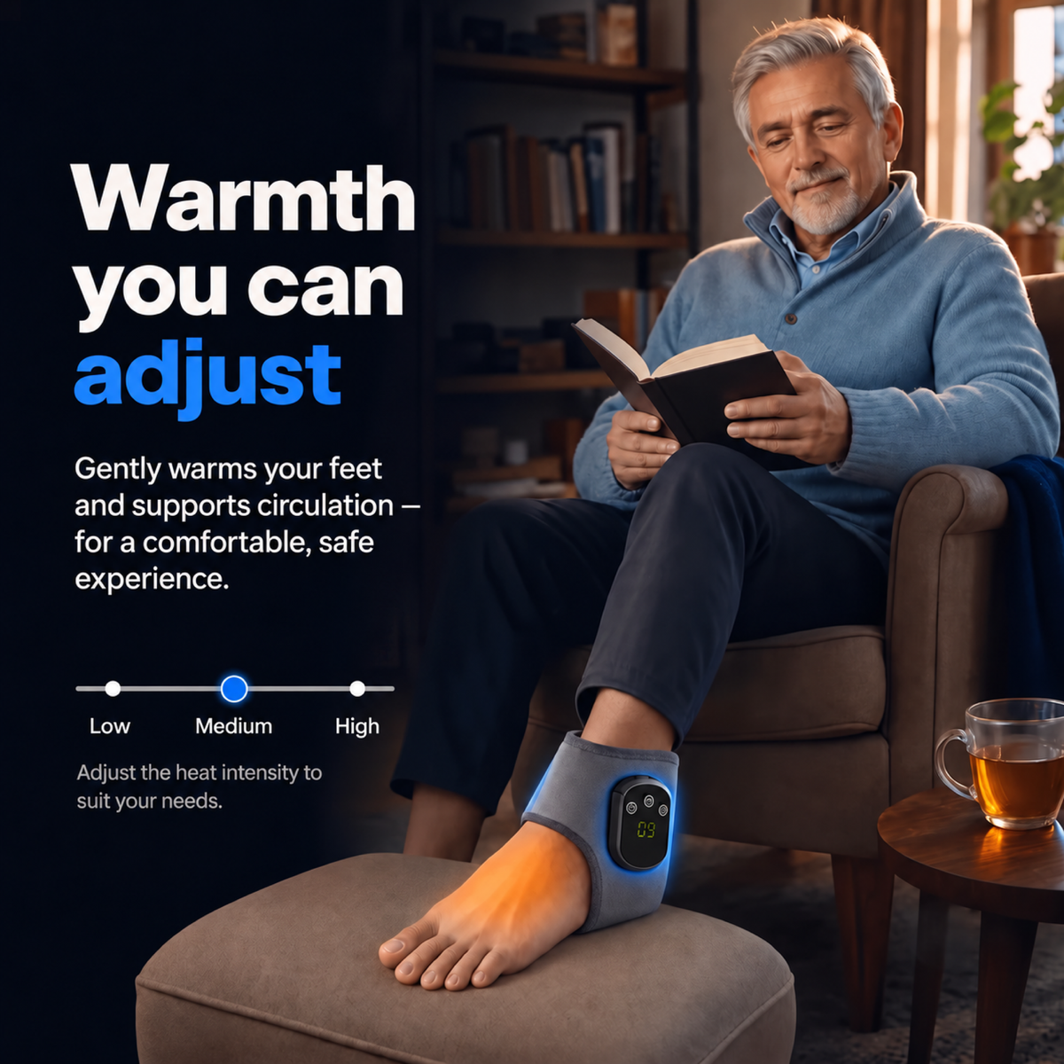FootMotion Pro® — English adjustable warmth image